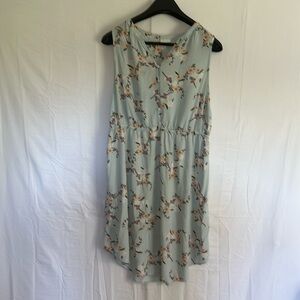Ava & Viv brand dress.  Size XL.  Floral design on light blue.